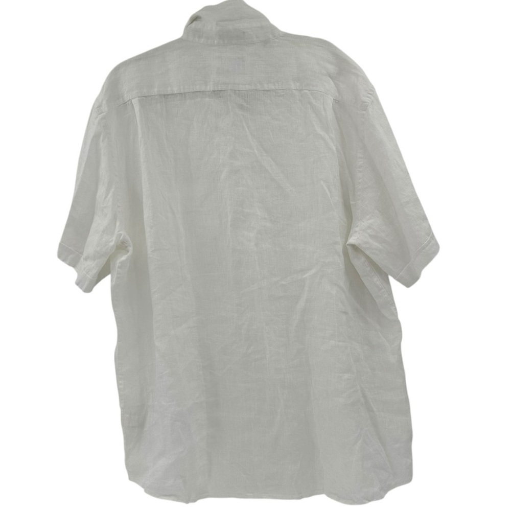 RODD & GUNN Sports Fit Italian Fabric 100% Linen White Button Up Size 3XL - Picture 2 of 7